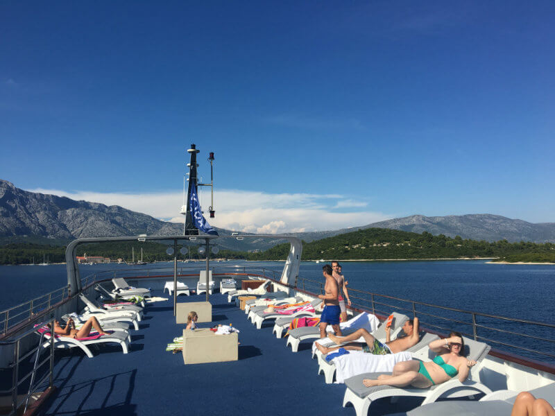 Koda Sail Travel Brand - Boat Deck